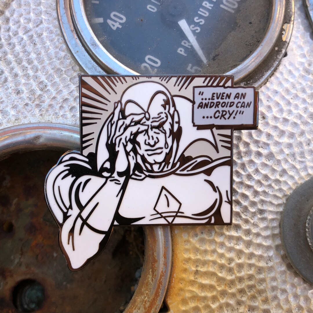 Vision's Humanity Hard Enamel Pin (White Variant)