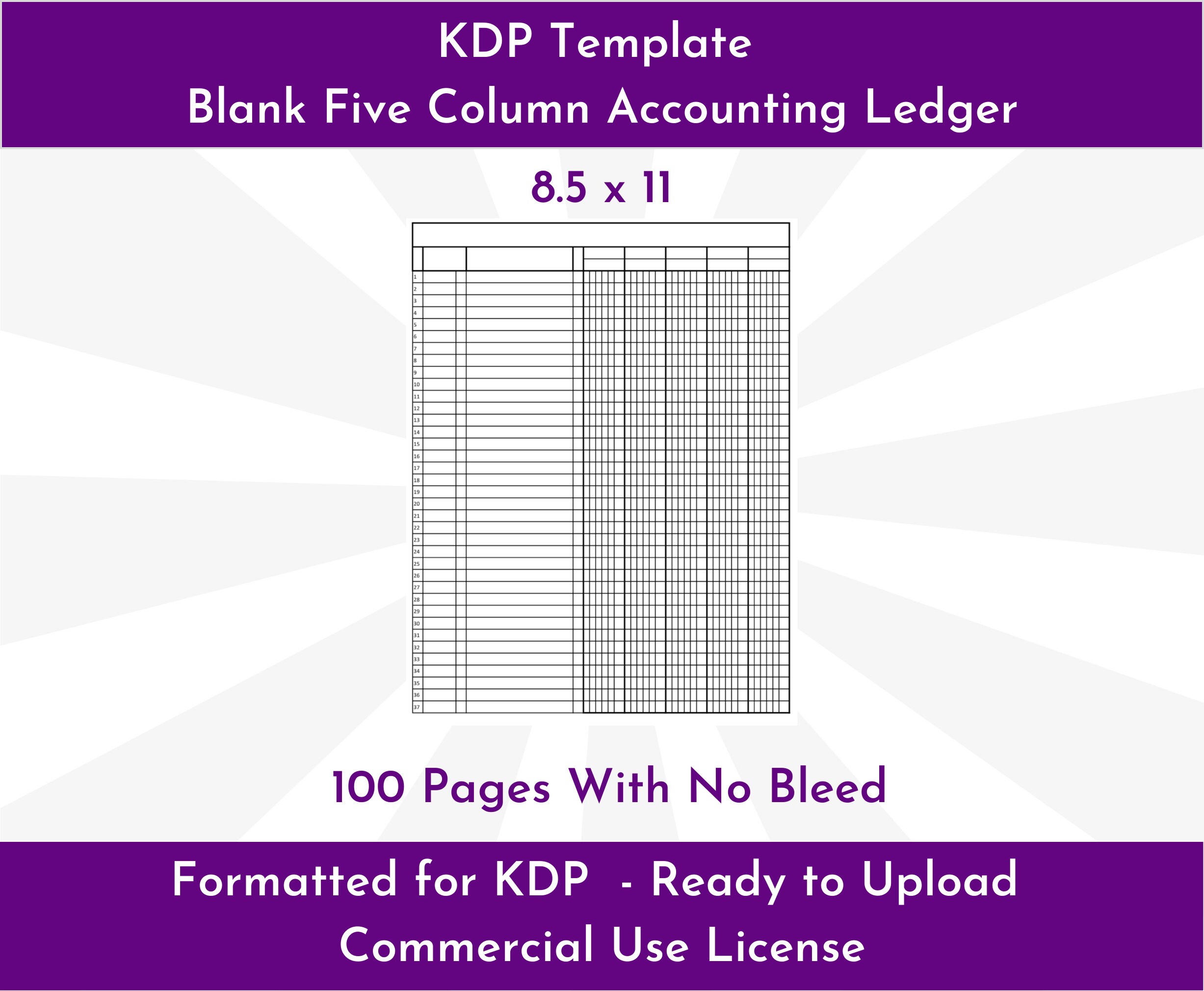 Blank Accounting Journal