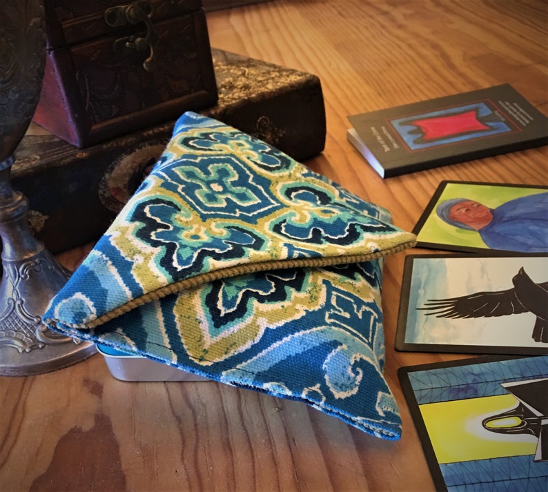 Malibu Tile Tarot keeper Envelope Tarot Bag image 4