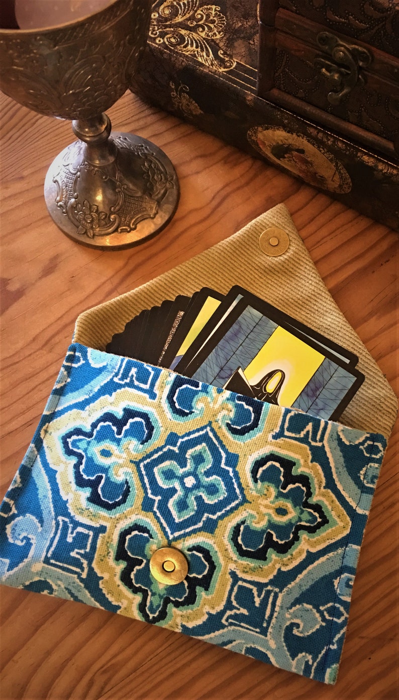 Malibu Tile Tarot keeper Envelope Tarot Bag image 2