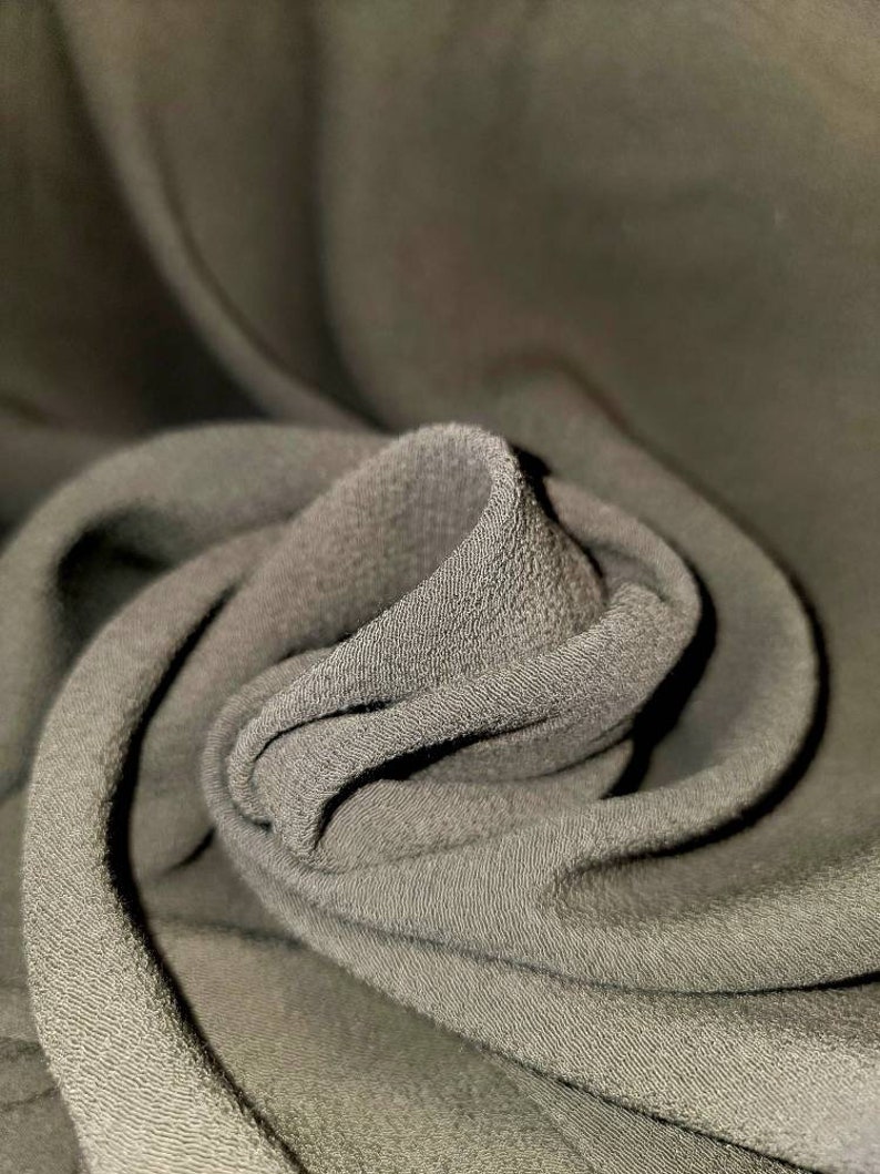 Rayon Crepe Lenzing Woven armyg by the Yard Etsy