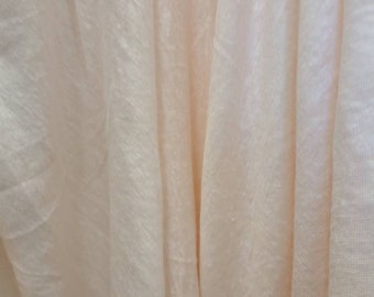 Crèmeroze 100% Frans linnen jerseybreisel - op maat geknipt -