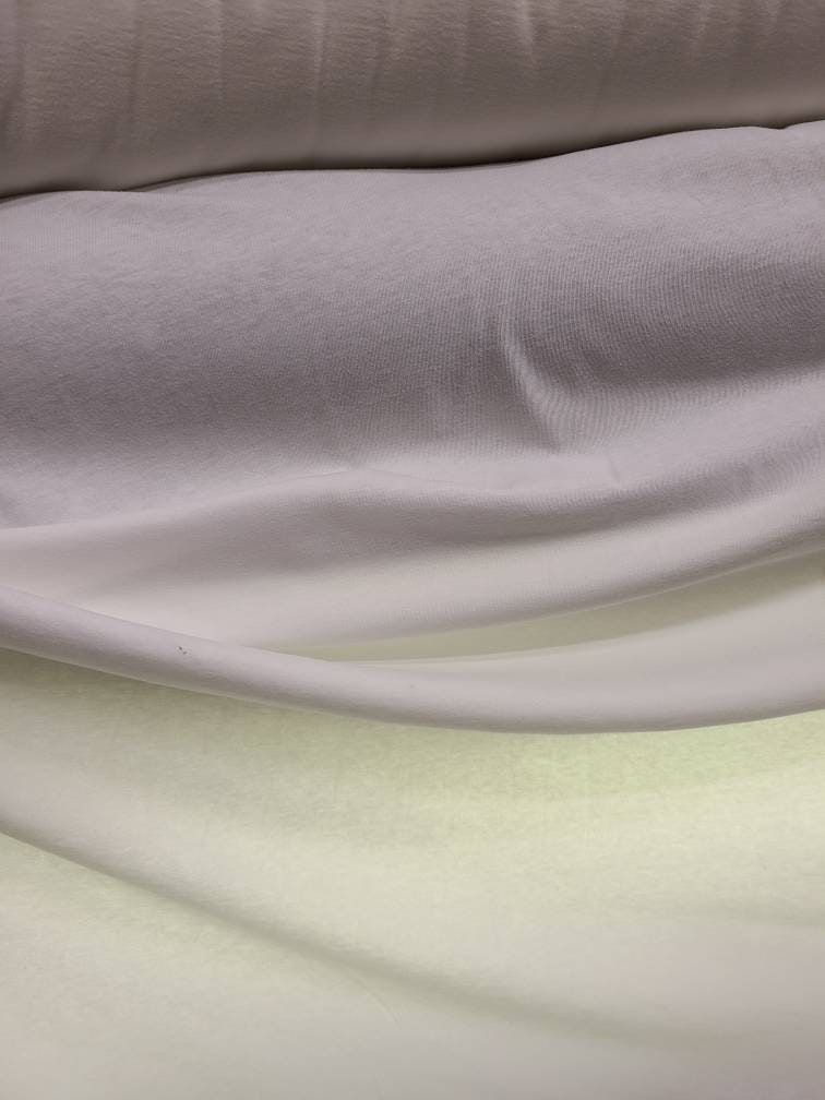 100% Pfd Organic Cotton Jersey Knit 7oz Eco-friendly by the Yard