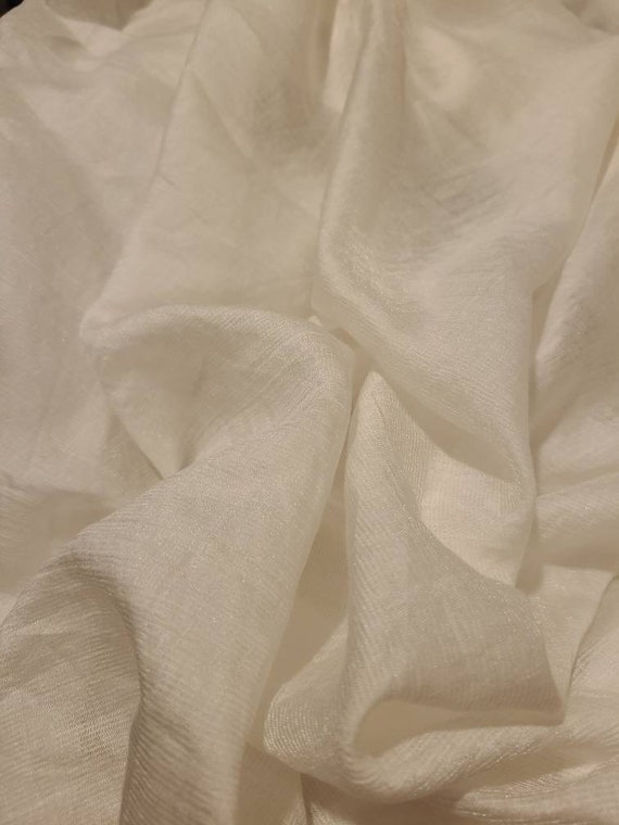 100% Tencel "Offwhite" lightweight 4oz woven - by the yard -