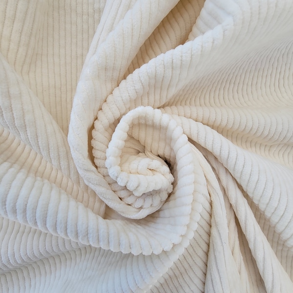 Organic Cotton spandex "Corduroy" -by the yard-