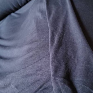 Linen-Cotton Jersey knit "NAVY"- by the yard -