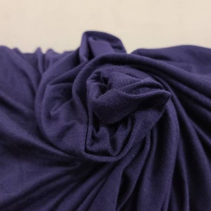 Bamboo spandex "BLUE" Eco-Friendly NATURAL FiBER 200 GSM