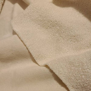 Tencel Lyocell Stretch French Terry Fabric by the Yard or