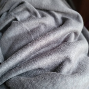 100% Linen pre-laundered  knit "Acid Vintage look" - by the yard -