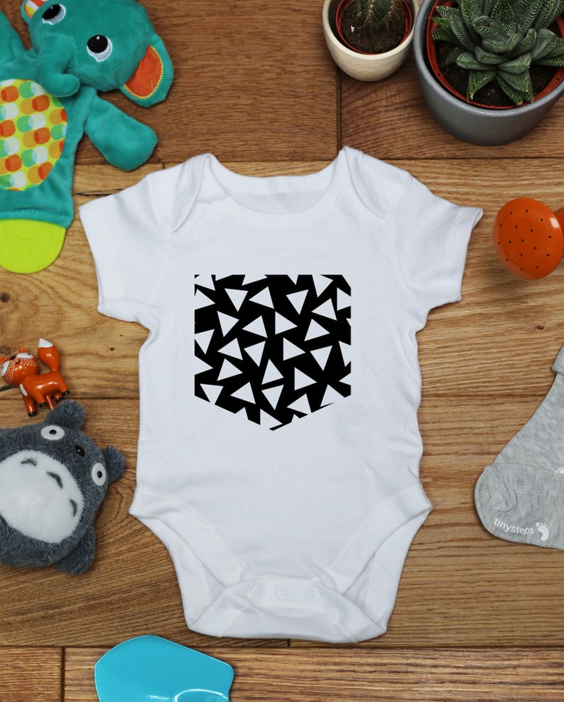made to order handmade Pattern pocket baby vest boys girls grow bodysuit little hippo gift printed babies wear clothing hippy