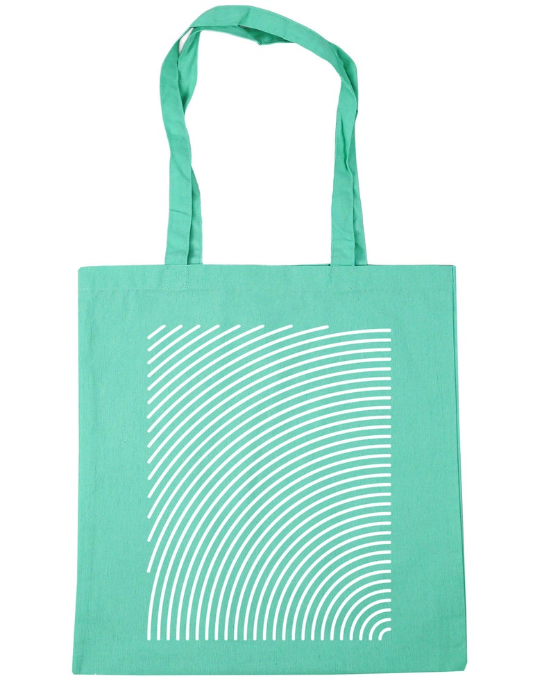 10 litres Radial pattern Tote Shopping Gym Beach Bag 42cm x38cm