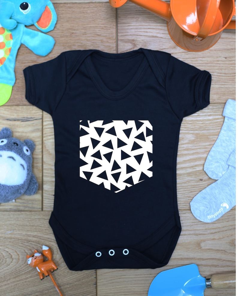made to order handmade Pattern pocket baby vest boys girls grow bodysuit little hippo gift printed babies wear clothing hippy