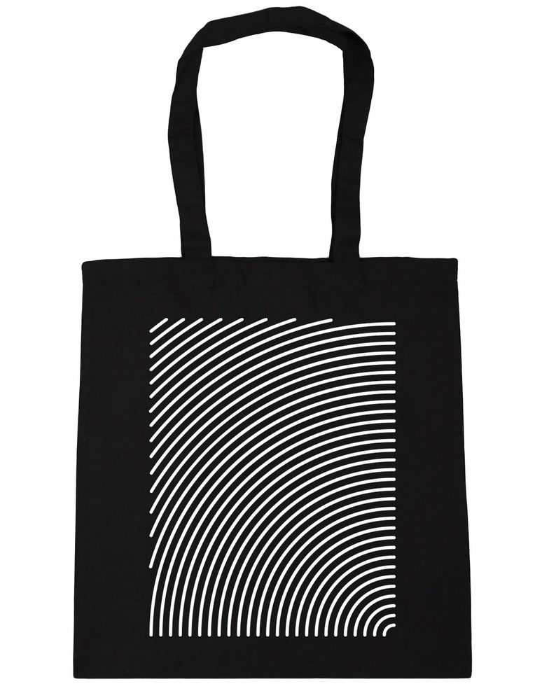 10 litres Radial pattern Tote Shopping Gym Beach Bag 42cm x38cm