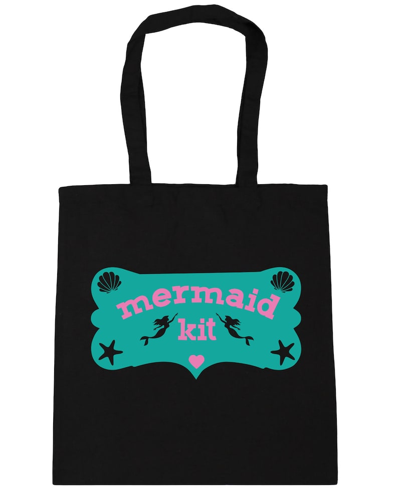 10 litres Mermaid kit Tote Shopping Gym Beach Bag 42cm x38cm