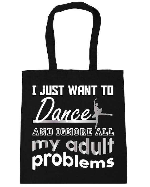 10 litros Comer Dormir Ballet repetir Bolso De Compras Gimnasio Bolsa De Playa 42 cm x38cm