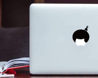 Afro hair / hairstyle MacBook Decal glowing Apple Decal / Laptop Decal / iPad Decal vinyl sticker