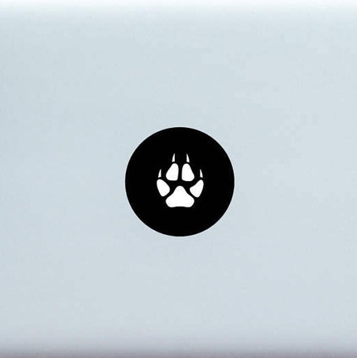 Wolf Paw Print Decal Sticker / Animal Paw Print Art / Nature Etsy