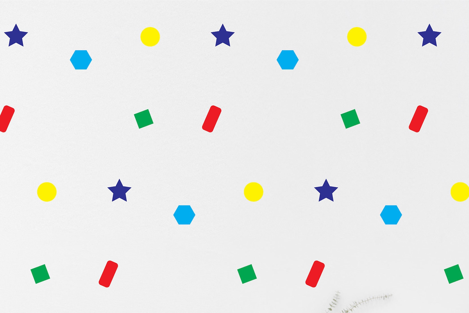 Confetti wall Decal Color shapes Kids room Wall Sticker Kids Etsy