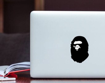 Sasquatch Bigfoot Yetti Decal glowing Apple MacBook Decal / Ape Laptop Decal / iPad Decal vinyl sticker