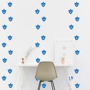 Duck footprint wall Decal Pattern bird feet Sticker Kids room Wall Nursery Bedroom Wallpaper Vinyl Wall Decals Home Decor Stickers