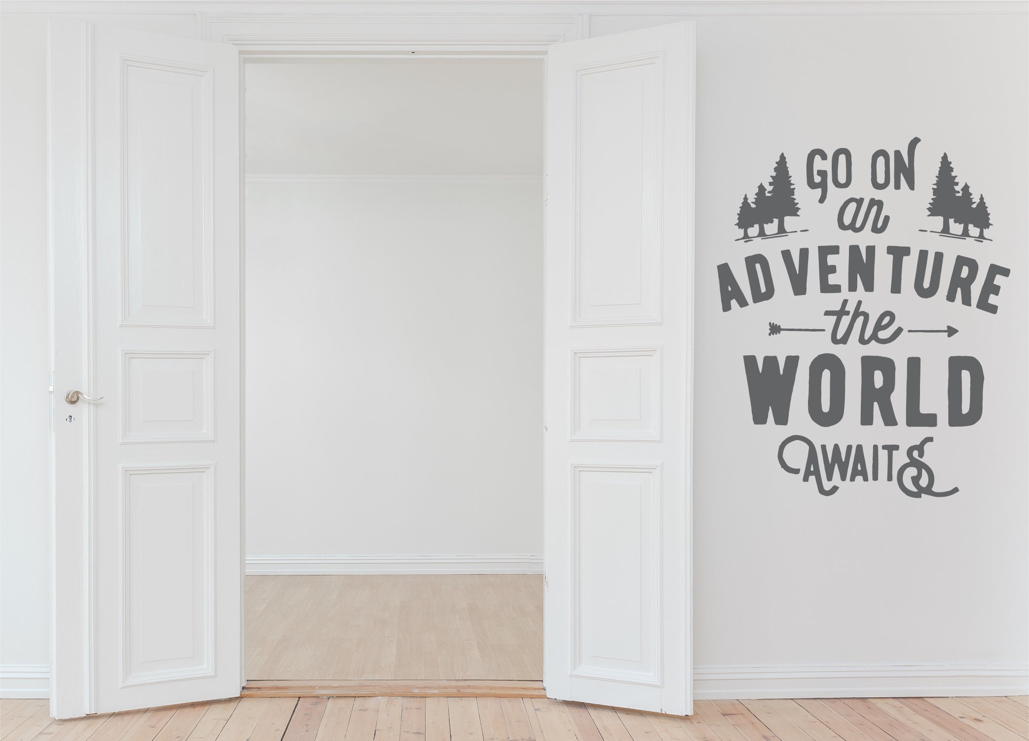 Enjoy The Moment Go Find It Good Life Adventure Awaits Empowering Inspiration Positive Words Motivational Wall Quote Decal