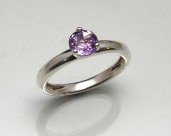 Amethyst Brass Claw Ring One of a Kind