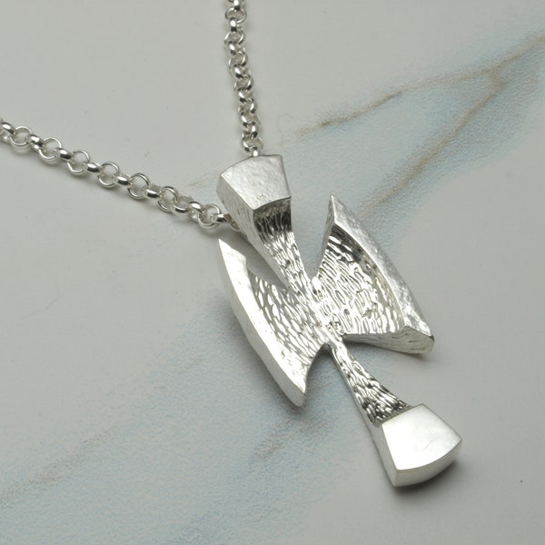 Pendentif croix en argent original