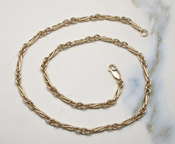 Heavy gold 18" necklace chain