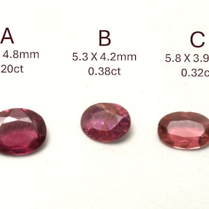 Natural Oval Rubies – Faceted Burgundy Gemstones