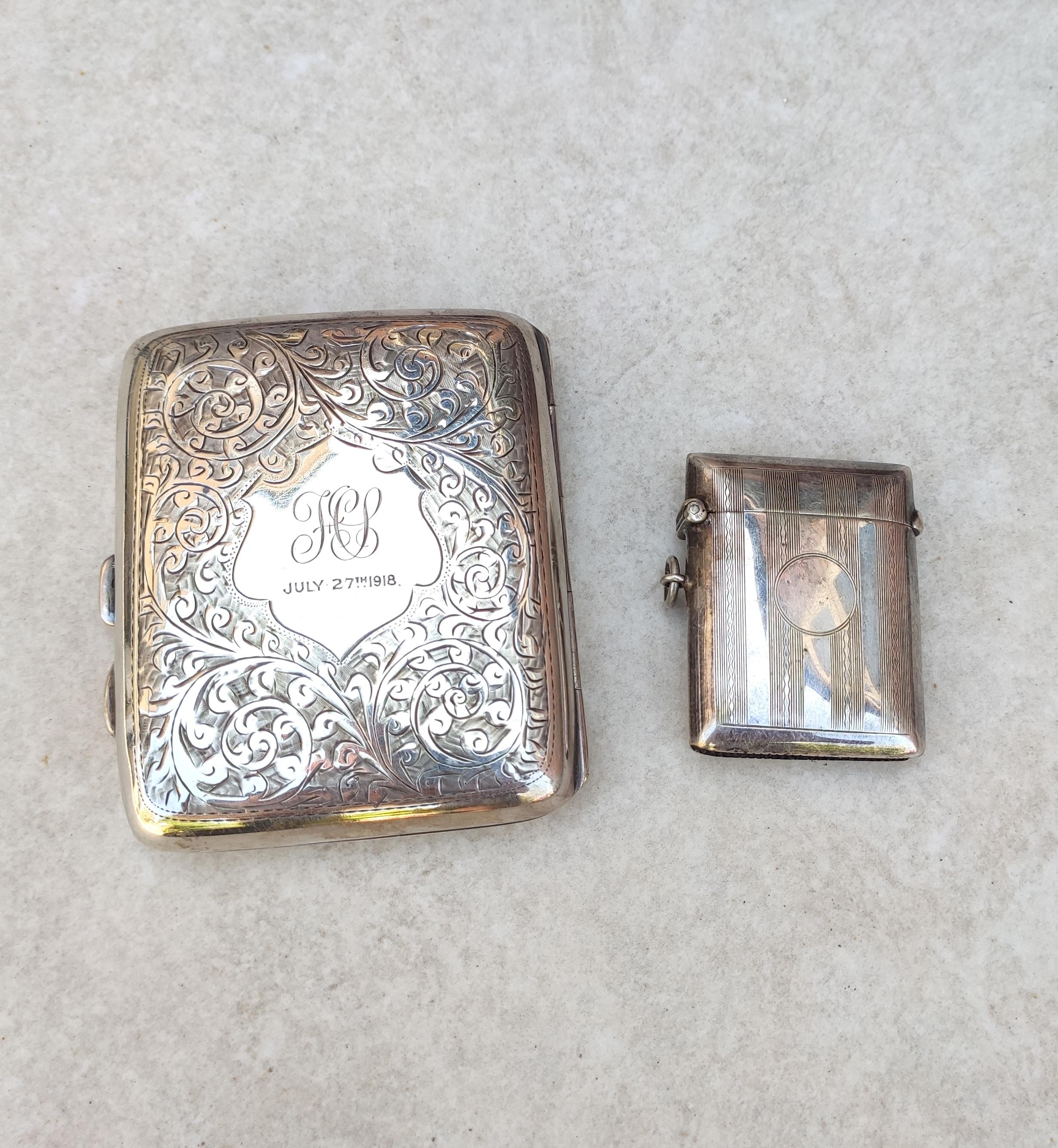 Silver Matchbox Case - Etsy