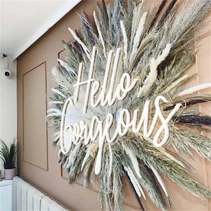 Hallo wunderschöne Neon Leuchtreklame Leuchtreklame Schlafzimmer Wohnzimmer Büro Interior Design Single Party Geständnis Neon Led Licht für Wand Kunst