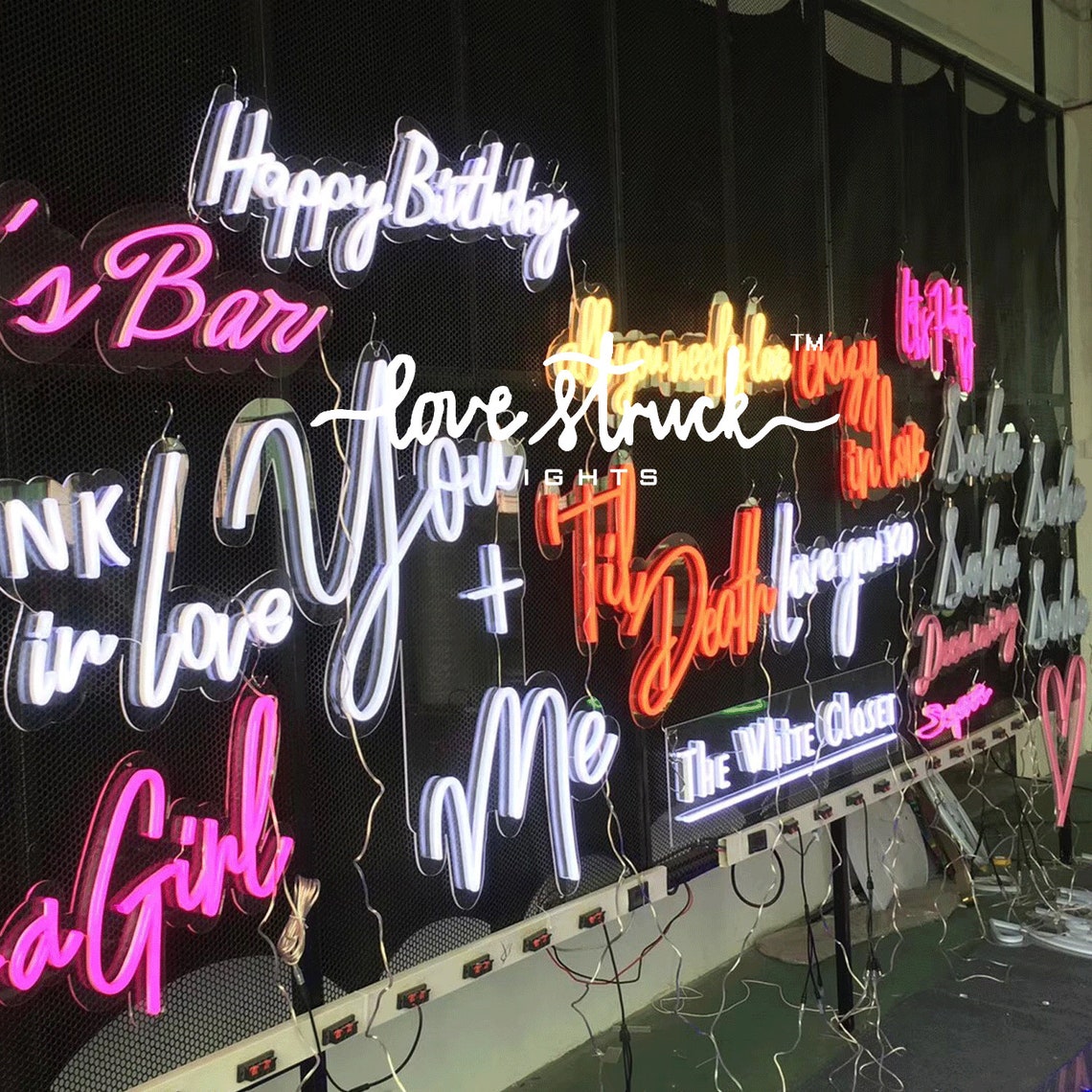 Custom NEON Sign custom neon SHOP light neon name sign Etsy