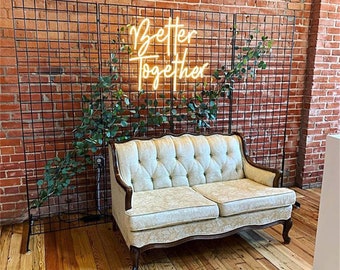 Better Together Sign,Wall Sign, Customized Sign, Neon Light Sign, Letter Sign, Neon LED, Neon LIghts Sign, Neon Name, Neon Signs
