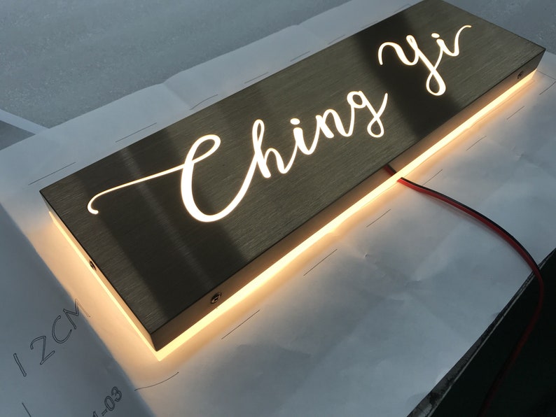 Custom Lightbox Signs Backlit Lightbox Signage LED Sign Etsy