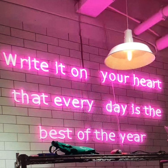 Custom Neon Sign For Home Decor Custom Neon Sign For Wedding Etsy