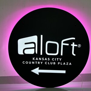 Ausgehöhltes Metallschild. Business Rundes Logo Schild Büro Türschild Wandschild 3D Benutzerdefinierte Plaques Haarstudio Zeichen