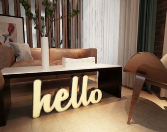 face-lit-metal-channel-letters for home decor, Flower Shop interior decor, front lit sign, metal logo sign, Elegante LED letters