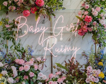 Custom Neon Sign: Baby Shower, Wedding Decor