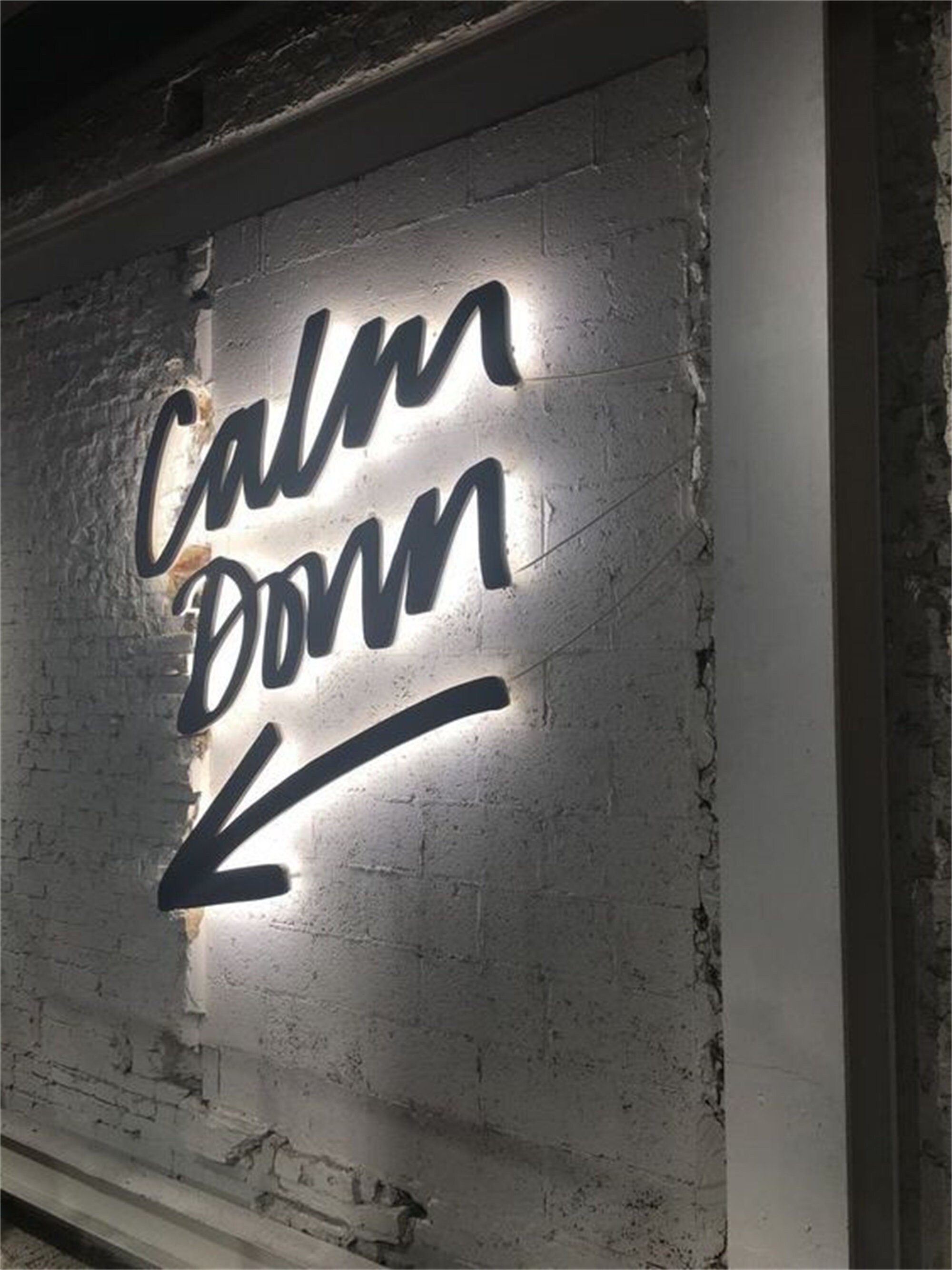 Custom Metal Backlit Sign, LED Channel Letter Signage - Etsy