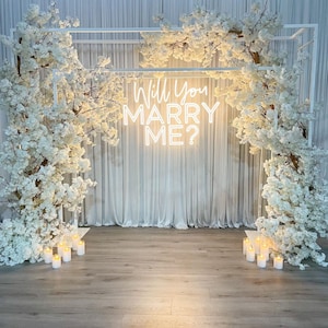 will you marry me? Wedding Custom LED Neon Sign, Neon name signs made just for you, Neon sign custom, Wedding light custom