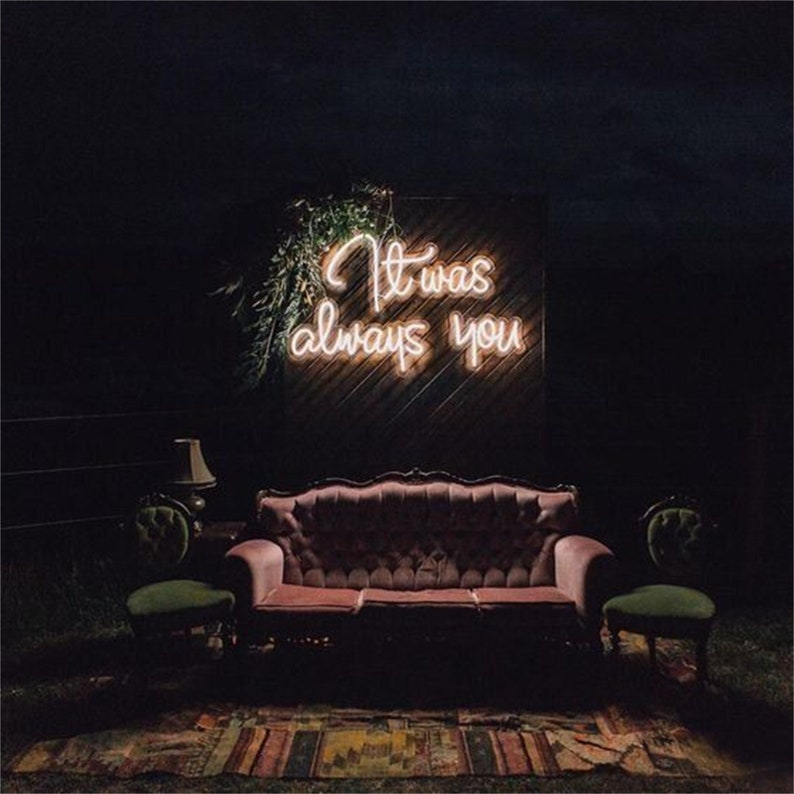 Neon Wedding Sign Weddings Decor for Photo Booth Backdrop Etsy