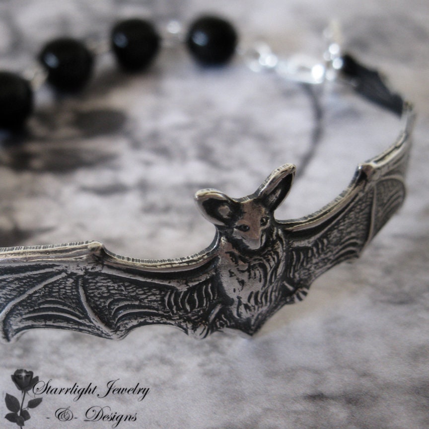 Silver Bat Bracelet Bat Accessories Bat Jewelry Bat Etsy