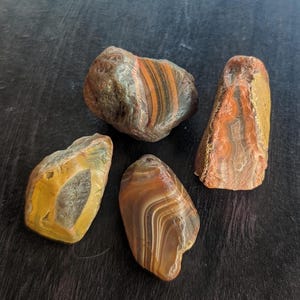 1.6oz Gorgeous Small Banded Unique Lake Superior Agates