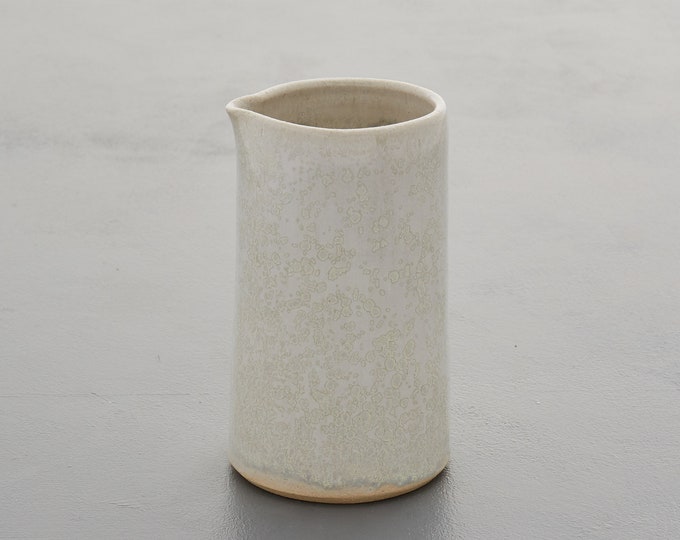 Ivory White Jug Stoneware Ceramic Milk Jug Vase Etsy