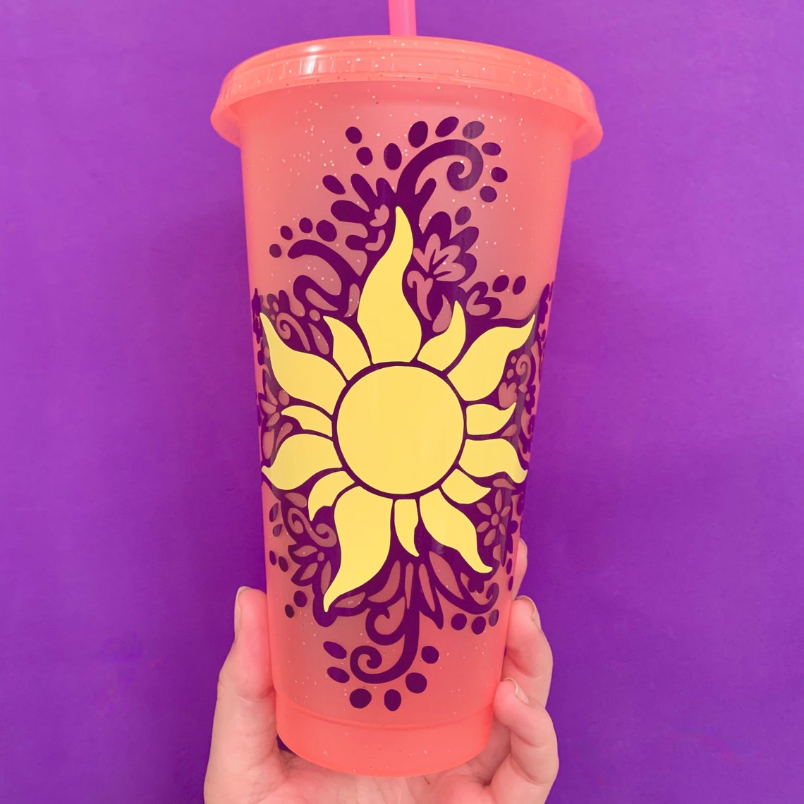 Tangled Kids Cup Tangled Cup Rapunzel Cup Starbucks Cup - Etsy
