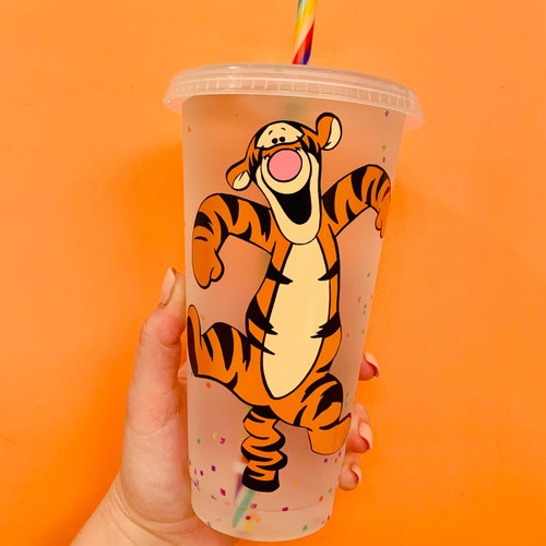 Winnie the Pooh Personalized Starbucks Cup Confetti Color Etsy