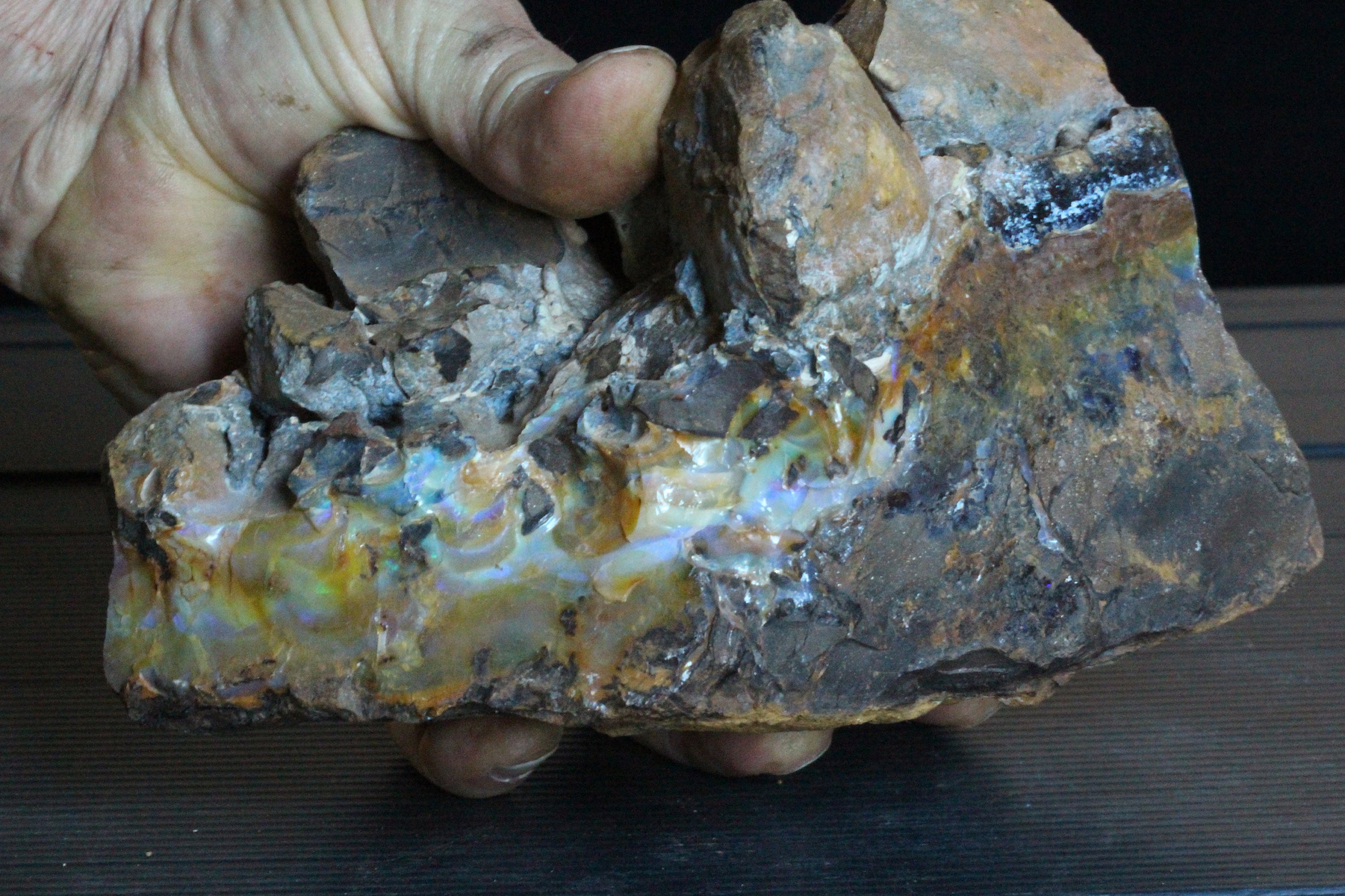 Extra Large Raw Boulder Opal Mineral Specimen for Collector | Etsy