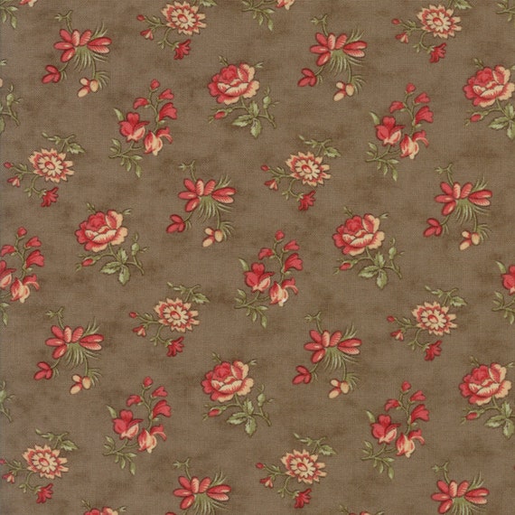 Over 14 yards Antique Floral Prints by Moda Fabric COURTYARD Quilt Kit