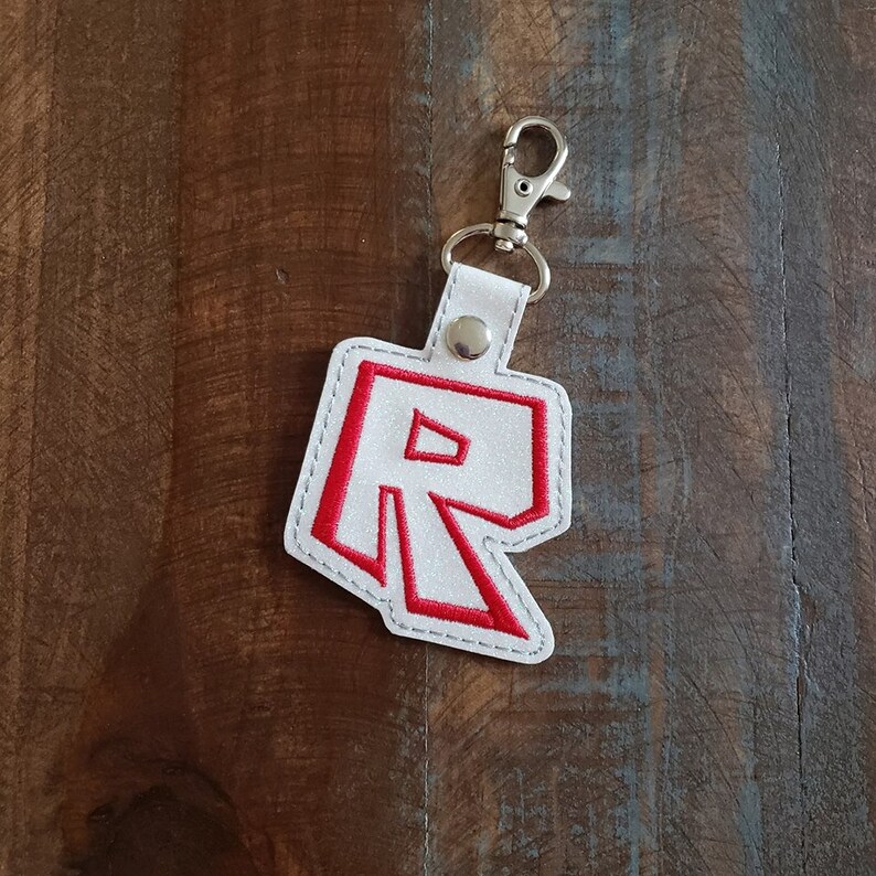 4x4 Digital Download Roblox Snap Tab Key Chain Ith Embroidery Design -