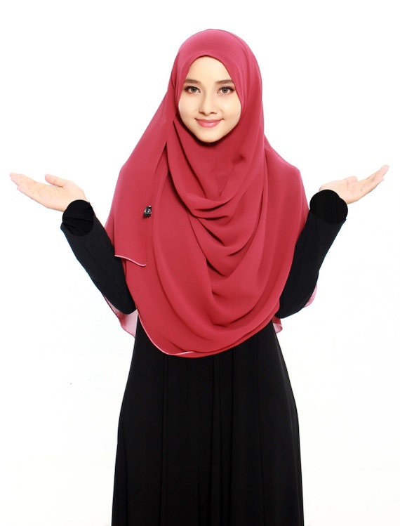 capo coprendo musulmano Elegante pronti da indossare Hijab Pin GRATIS COVER musulmani è